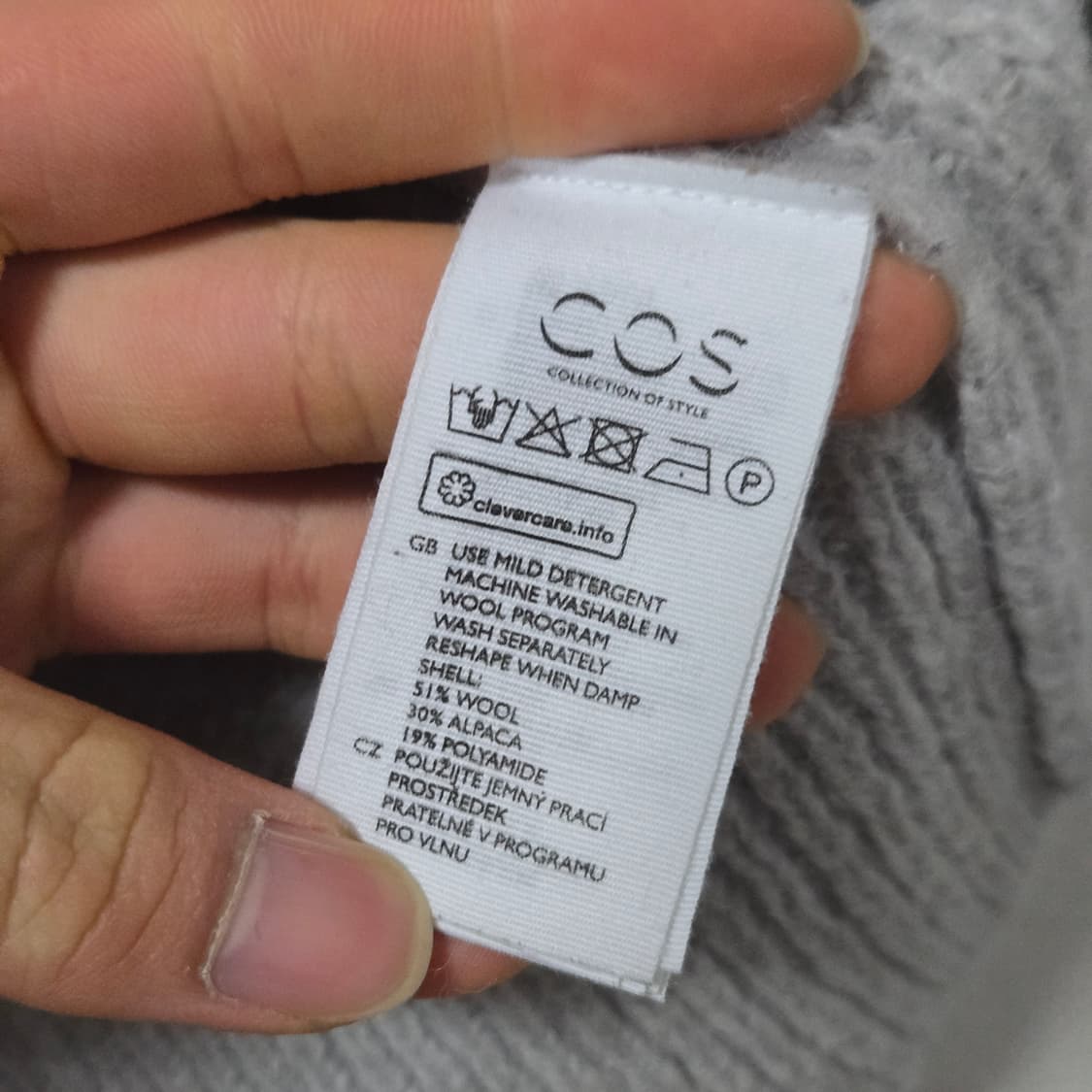 코스 알파카 니트 스웨터 / 여성 니트/ 여자 니트 상품이미지5