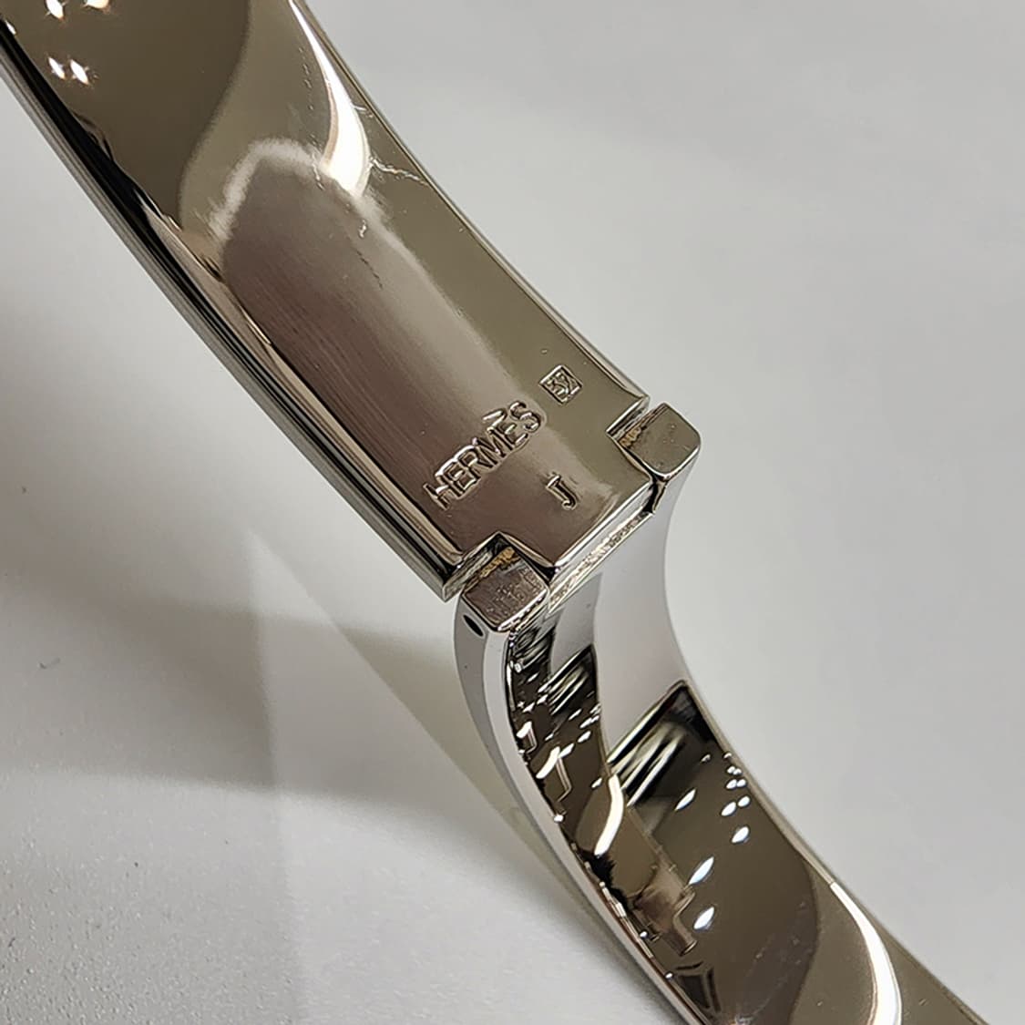 에르메스 클릭아슈 은장 PM 브레이슬릿 화이트 상품이미지7