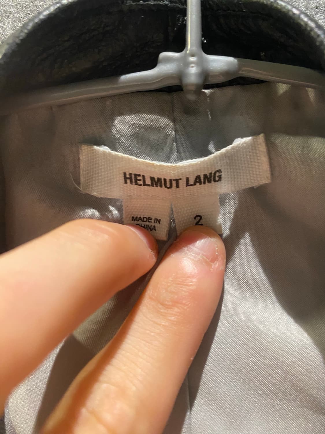 Helmut lang lamb skin leather jacket 2 상품이미지5