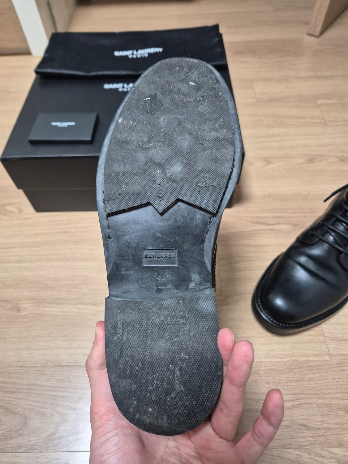 (41)생로랑 FW15 에디 슬리먼 더블지퍼 컴뱃부츠 상품이미지5