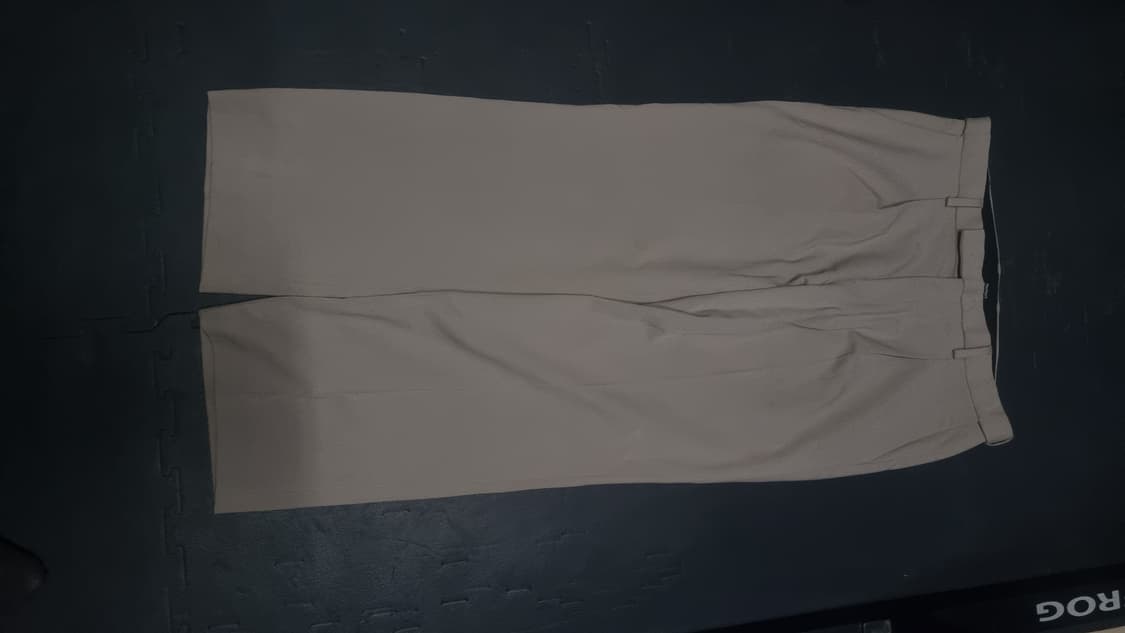 무탠다드 와이드 히든 밴딩 슬랙스 라이트 베이지 33 상품이미지2