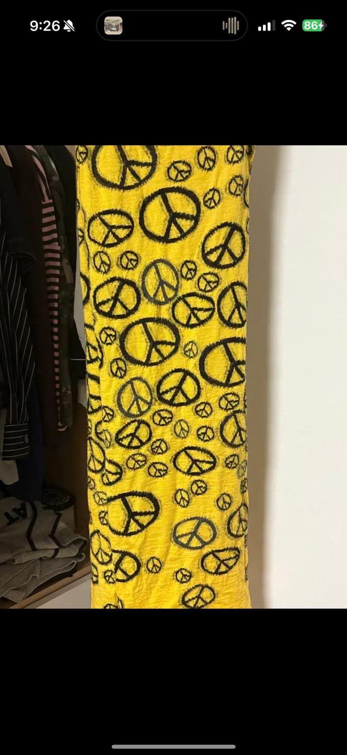 캐피탈 피스 머플러 옐로우 상품이미지2