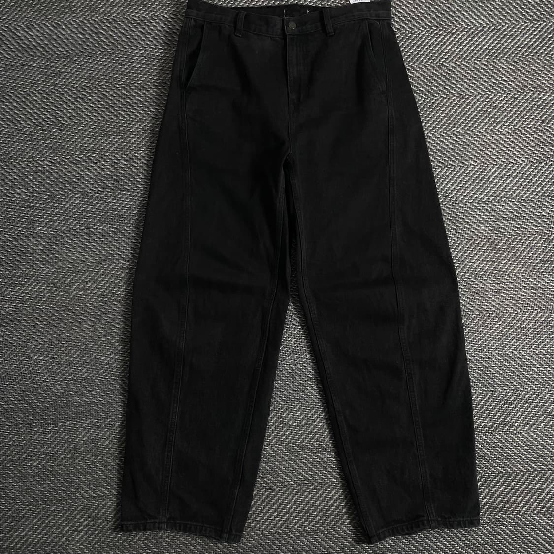 빈티지 와이드 블랙 데님 팬츠y 3197 상품이미지2
