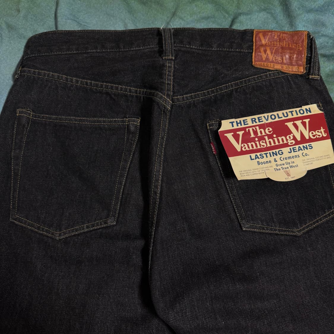 [33]프리휠러스 Lot.601B 14oz 5P 원워시 데님팬츠 상품이미지9