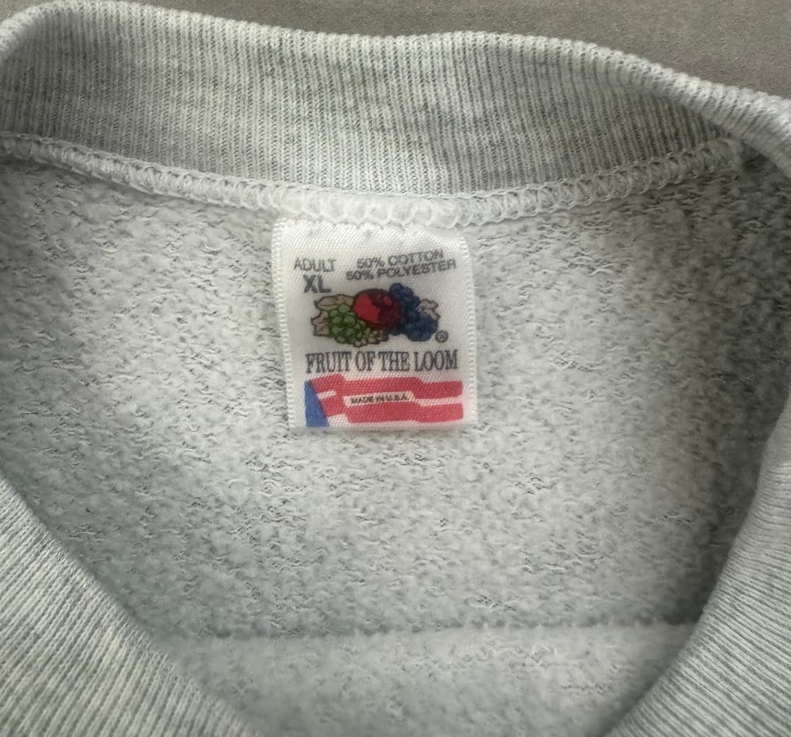 90’s 빈티지 Fruit of the Loom 스웨트셔츠 XL 상품이미지3