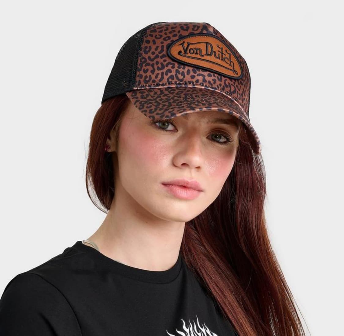 본더치(Von Dutch) 레오파드 트러커 햇 상품이미지2