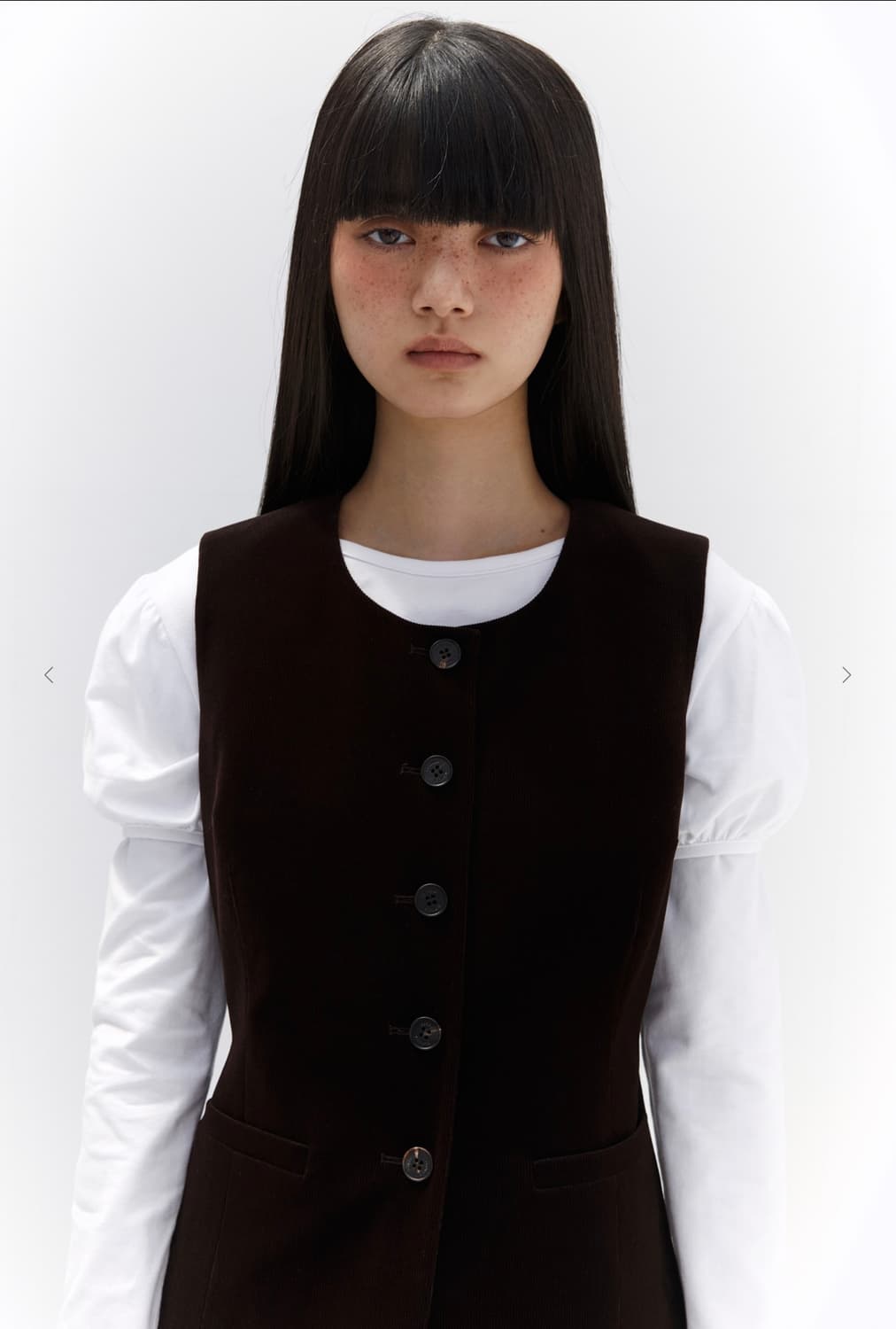 버뮬라 BALLOON LAYERED TEE WHITE / FREE 상품이미지4