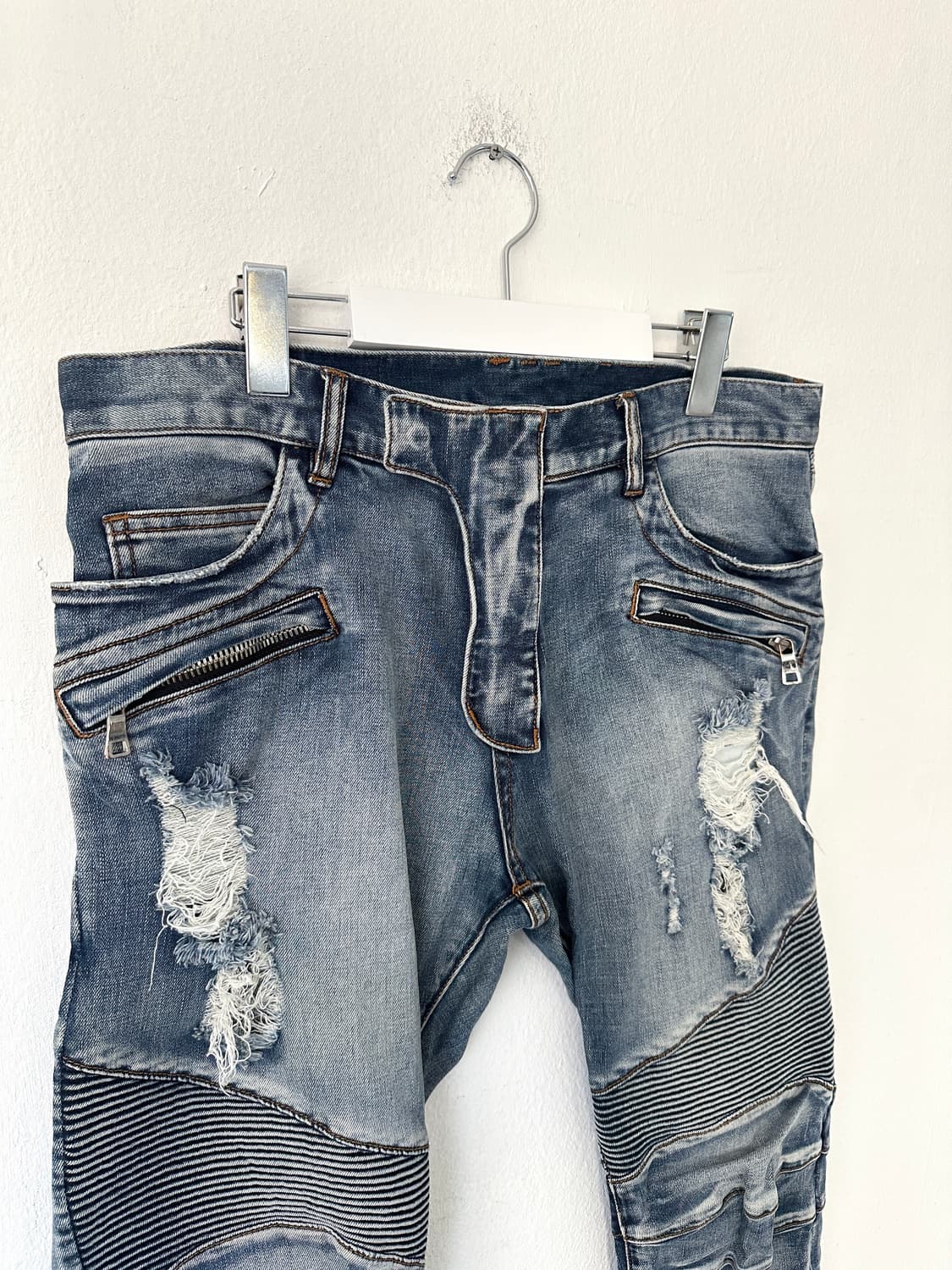 발망 디스트로이드 바이커 새깅진 상품이미지5