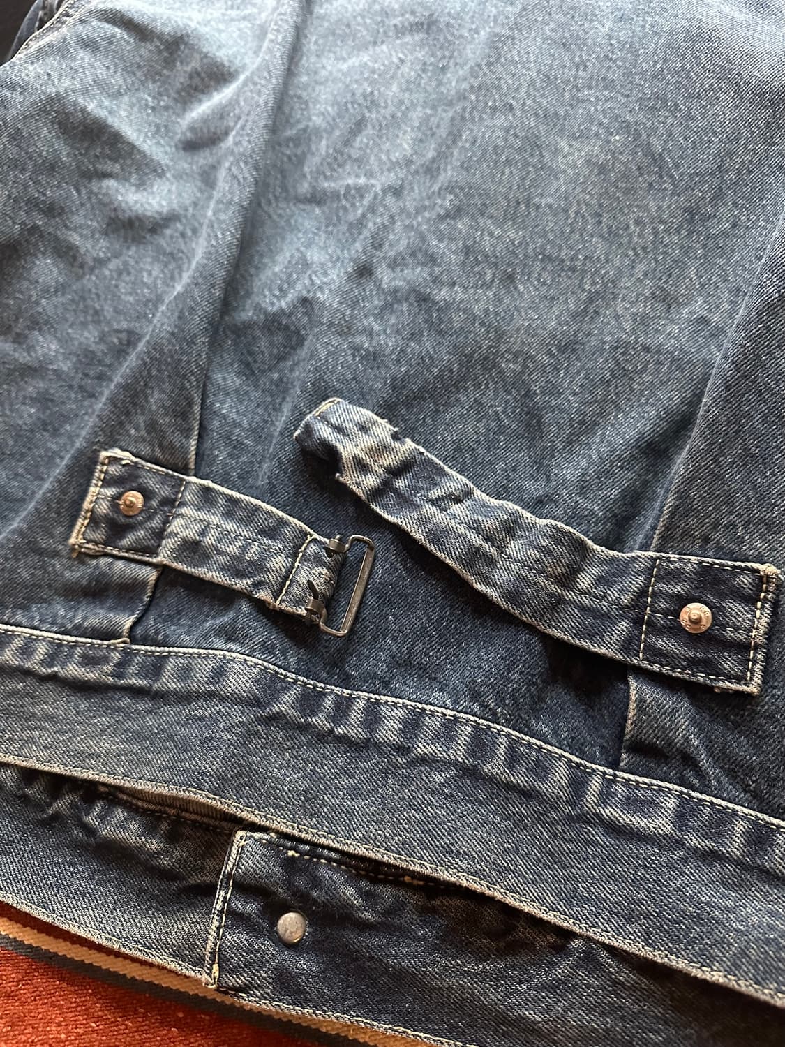 90s USA 빈티지 더블알엘 RRL 2세대 데님 자켓 상품이미지9