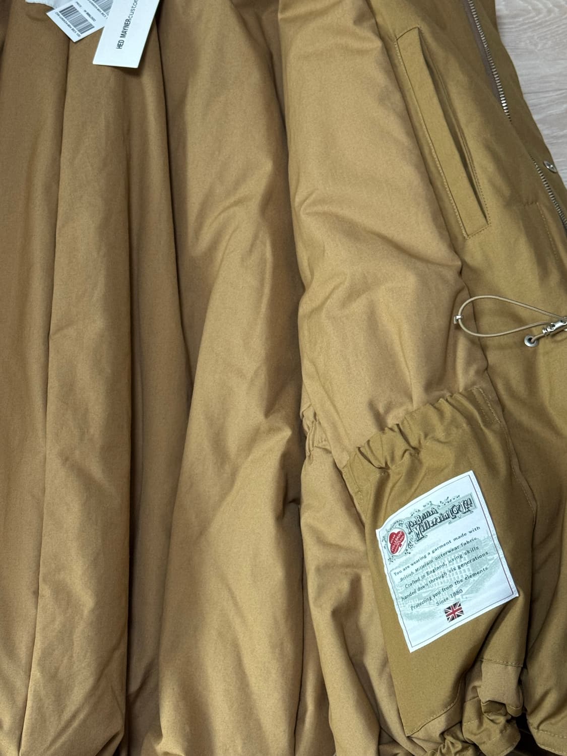 헤드메이너 커스텀멜로우 베이지 푸퍼 점퍼 상품이미지4