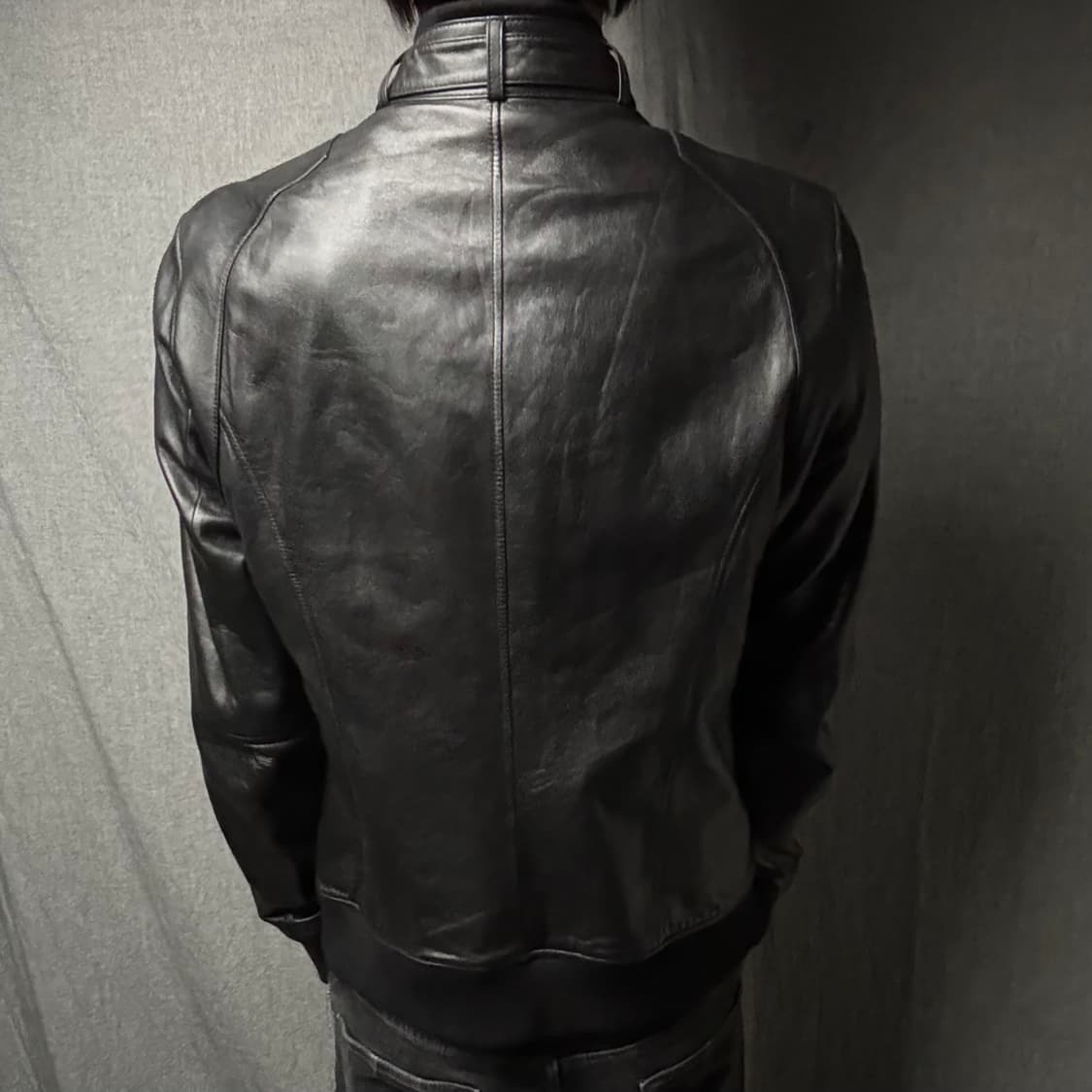 lamb skin leather jacket 상품이미지5