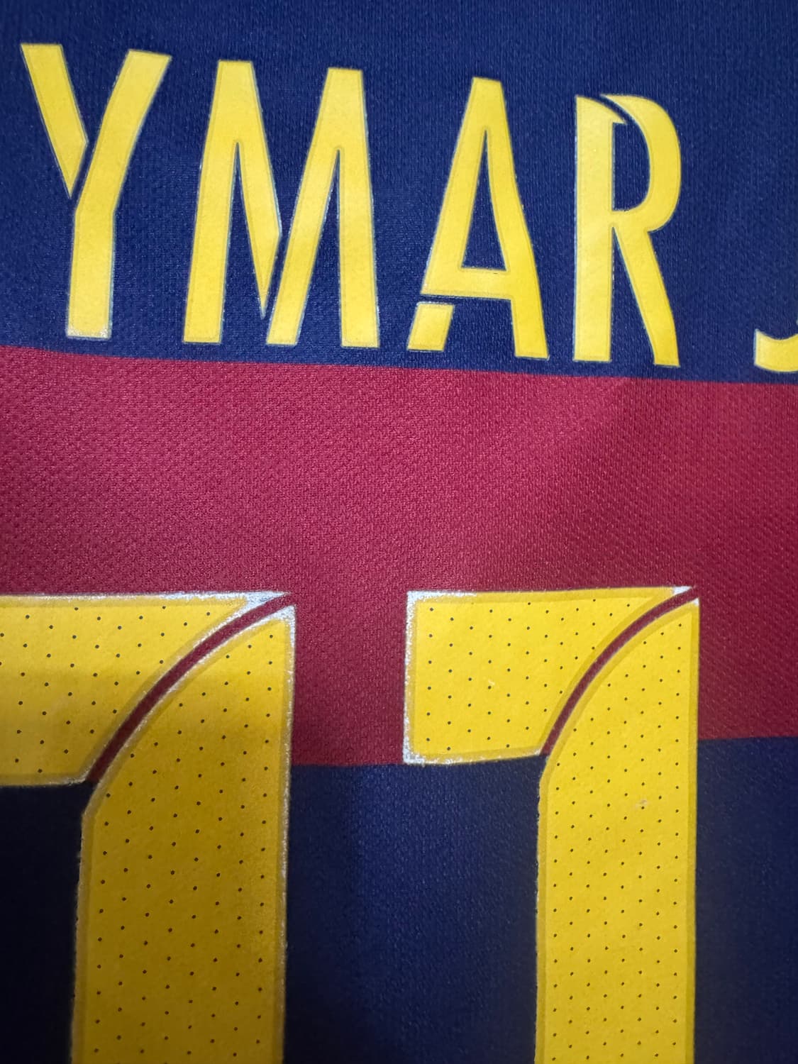 105 나이키 바르셀로나 15-16 네이마르 홈 유니폼 반팔 상품이미지5