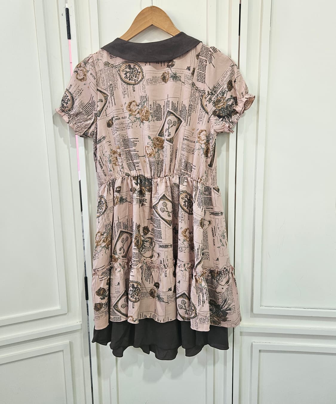 엑시즈팜(axes femme) 초코 로즈핑크원피스 상품이미지6