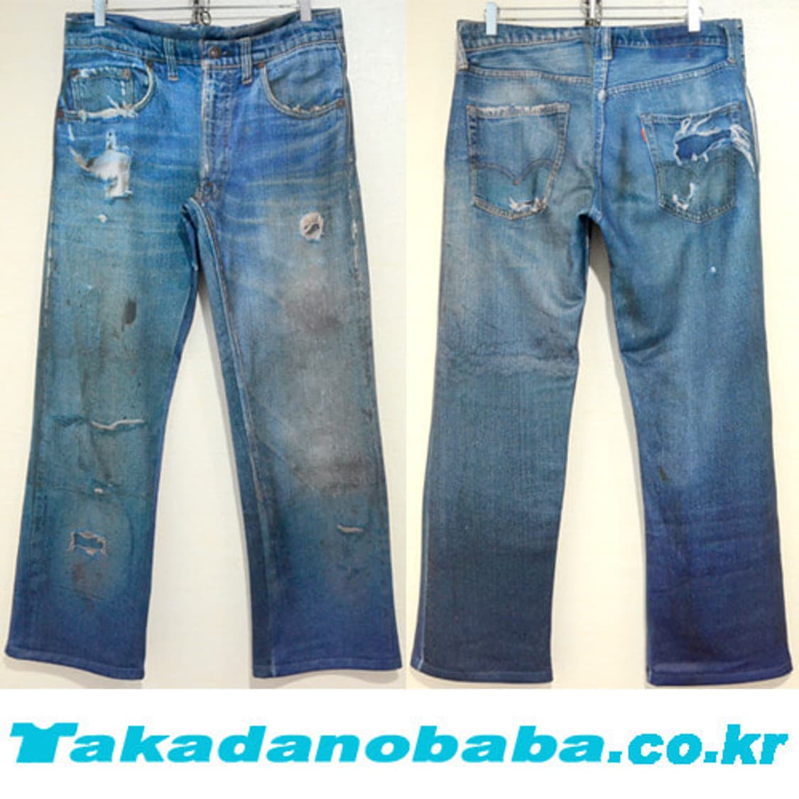 [Japan]C.U.E Fake Denim 져지팬츠 상품이미지2
