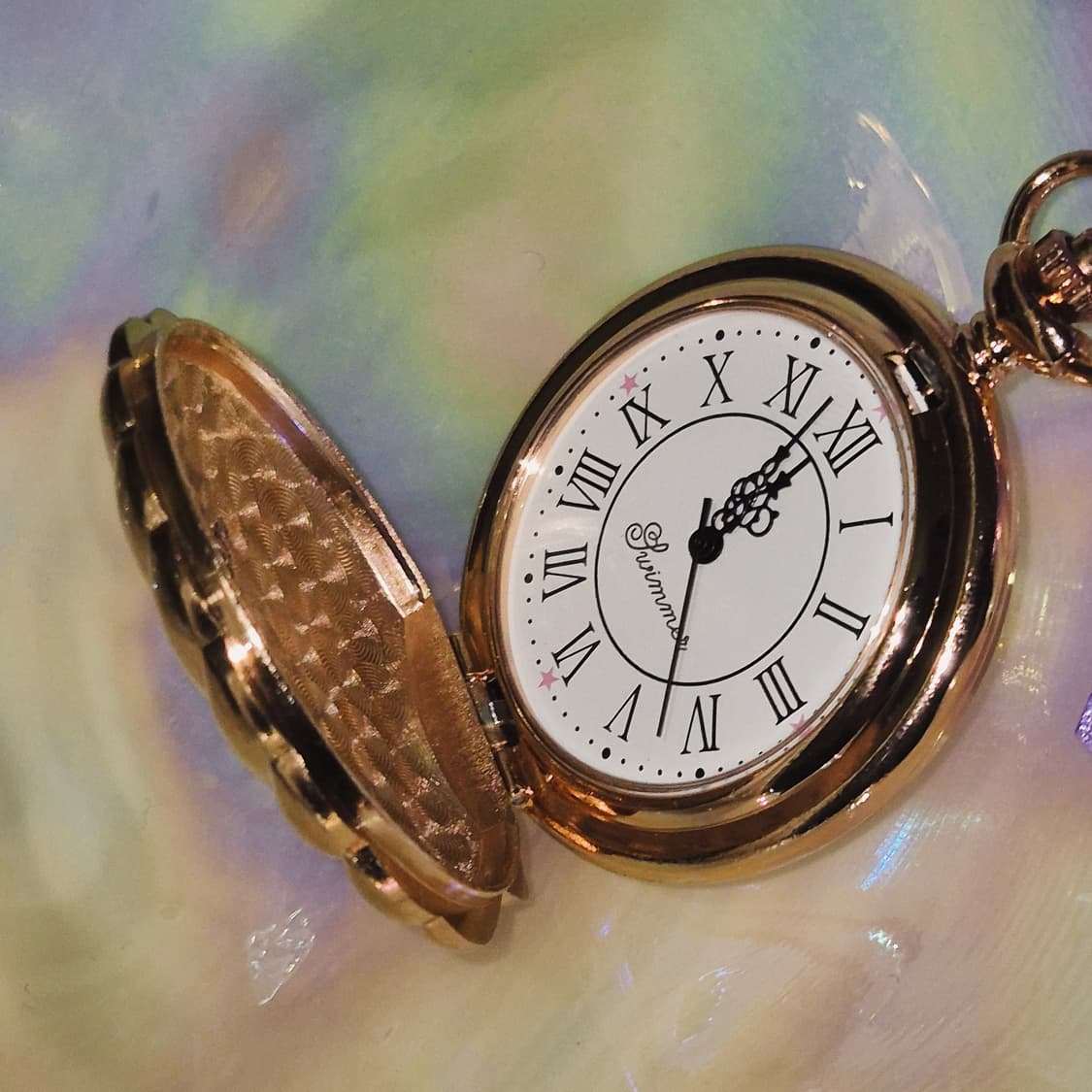 00s 스위머 로즈 골드 대왕 조개 시계 목걸이 상품이미지9