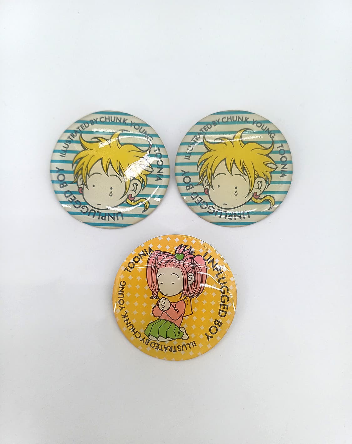 언플러그드 보이 천계영 오디션 뱃지 배지 핀버튼 빈티지 레트로 제품 상품이미지1