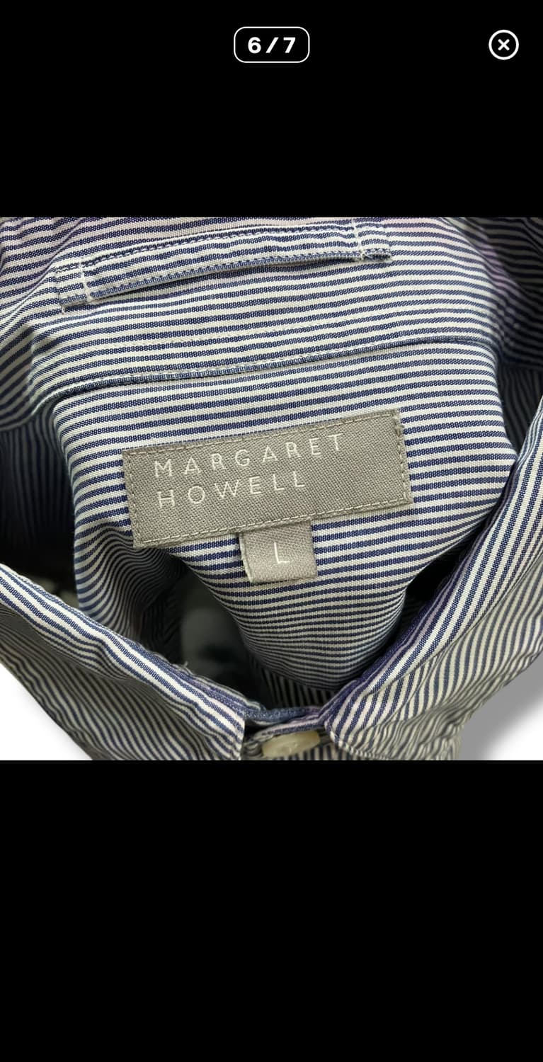 MARGARET HOWEL 스트라이프 셔츠 상품이미지4