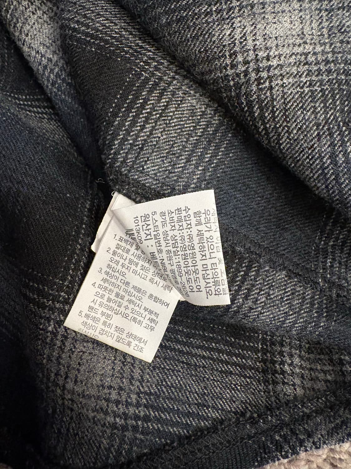 노스페이스 체크 셔츠 상품이미지3