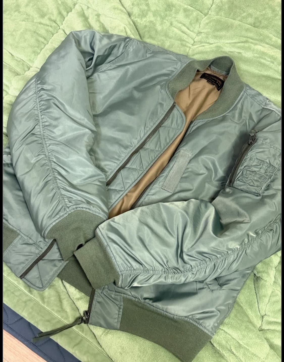 아웃스탠딩 MA-1 세이지그린 M 상품이미지2