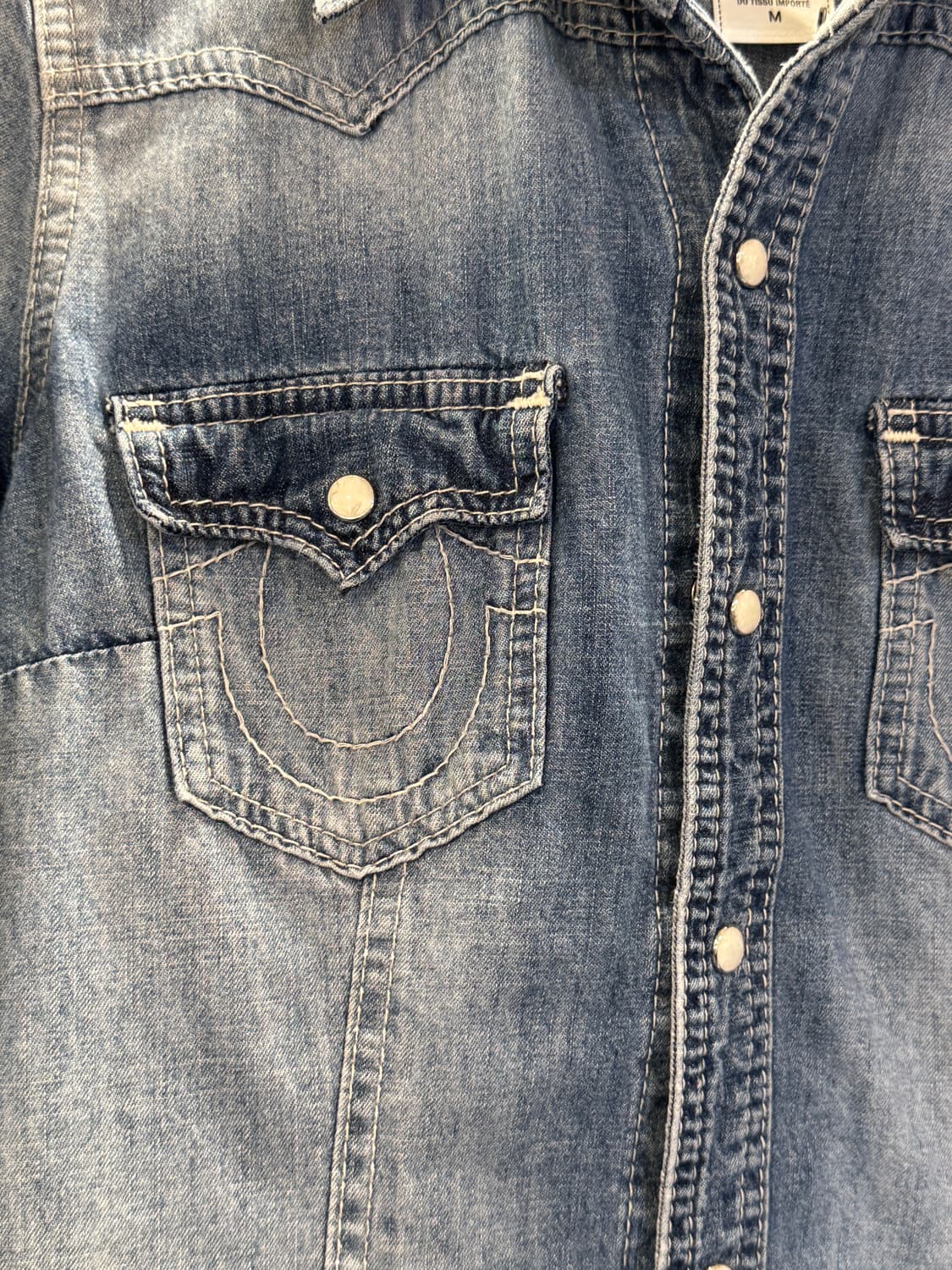 트루릴리전 웨스턴 데님셔츠(T45) 상품이미지3