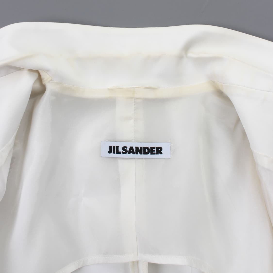 질샌더 Jilsander 빈티지 화이트 코튼 면 싱글 자켓 상품이미지9