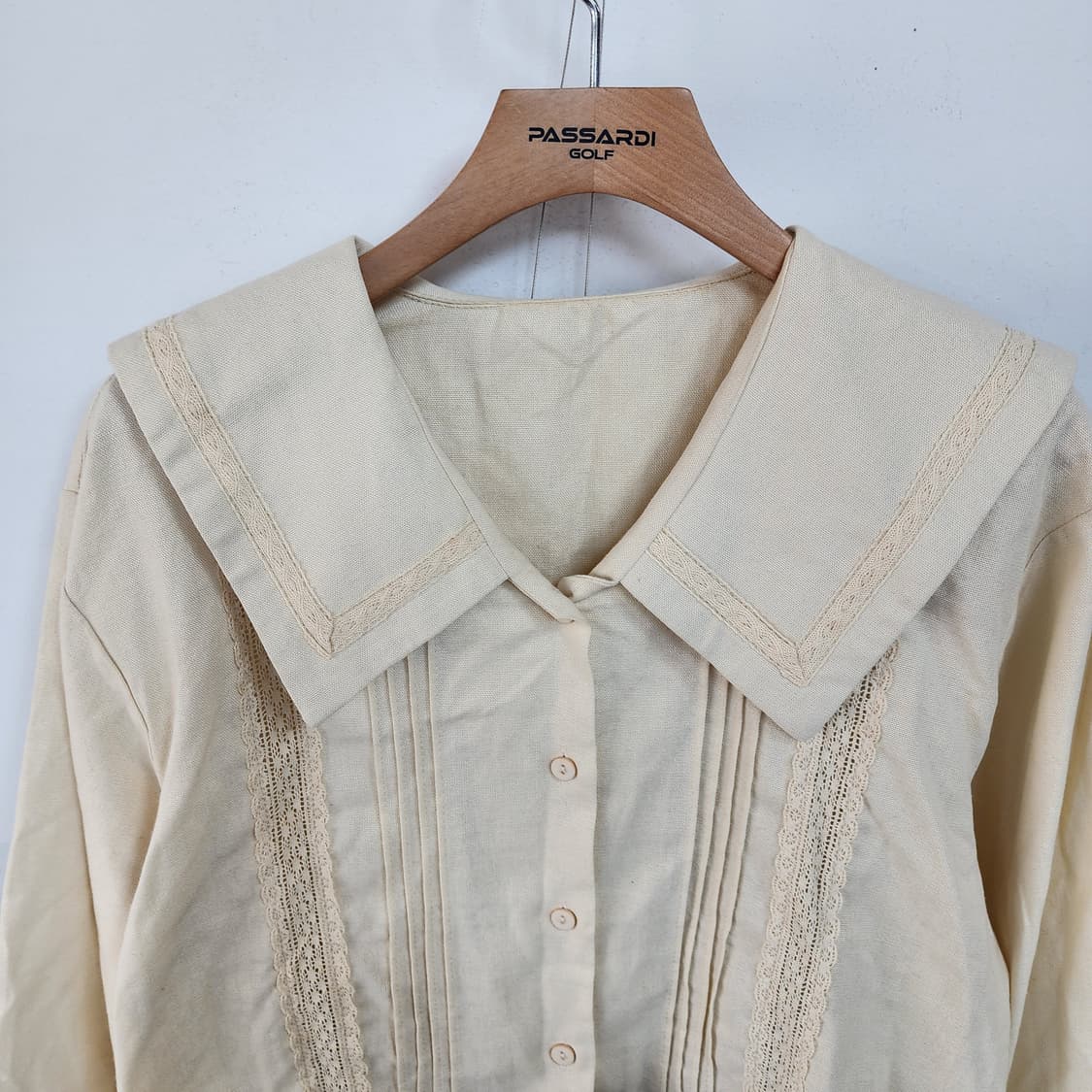 세일러 카라 레이스 블라우스 상품이미지2