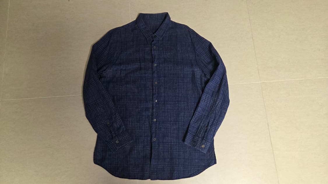 시스템 옴므 이태리 코토니피시오 알비니 체크 린넨 상품이미지2