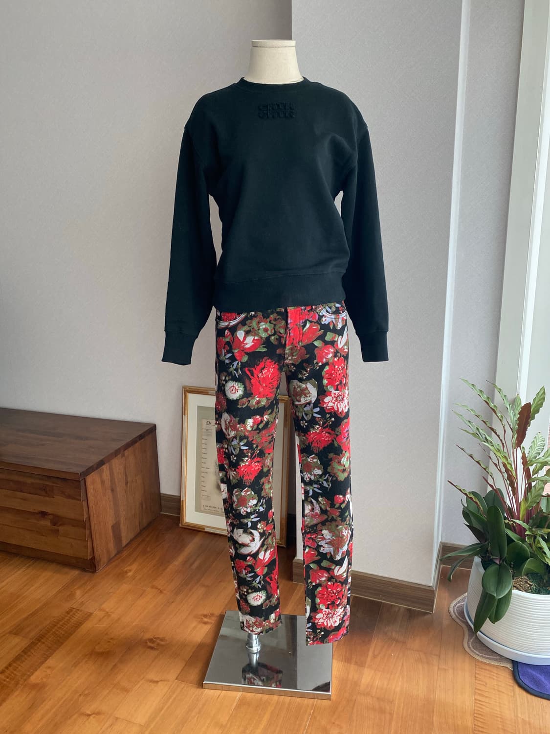 BDG Jeans 플리워패턴 블랙데님(27) 상품이미지1