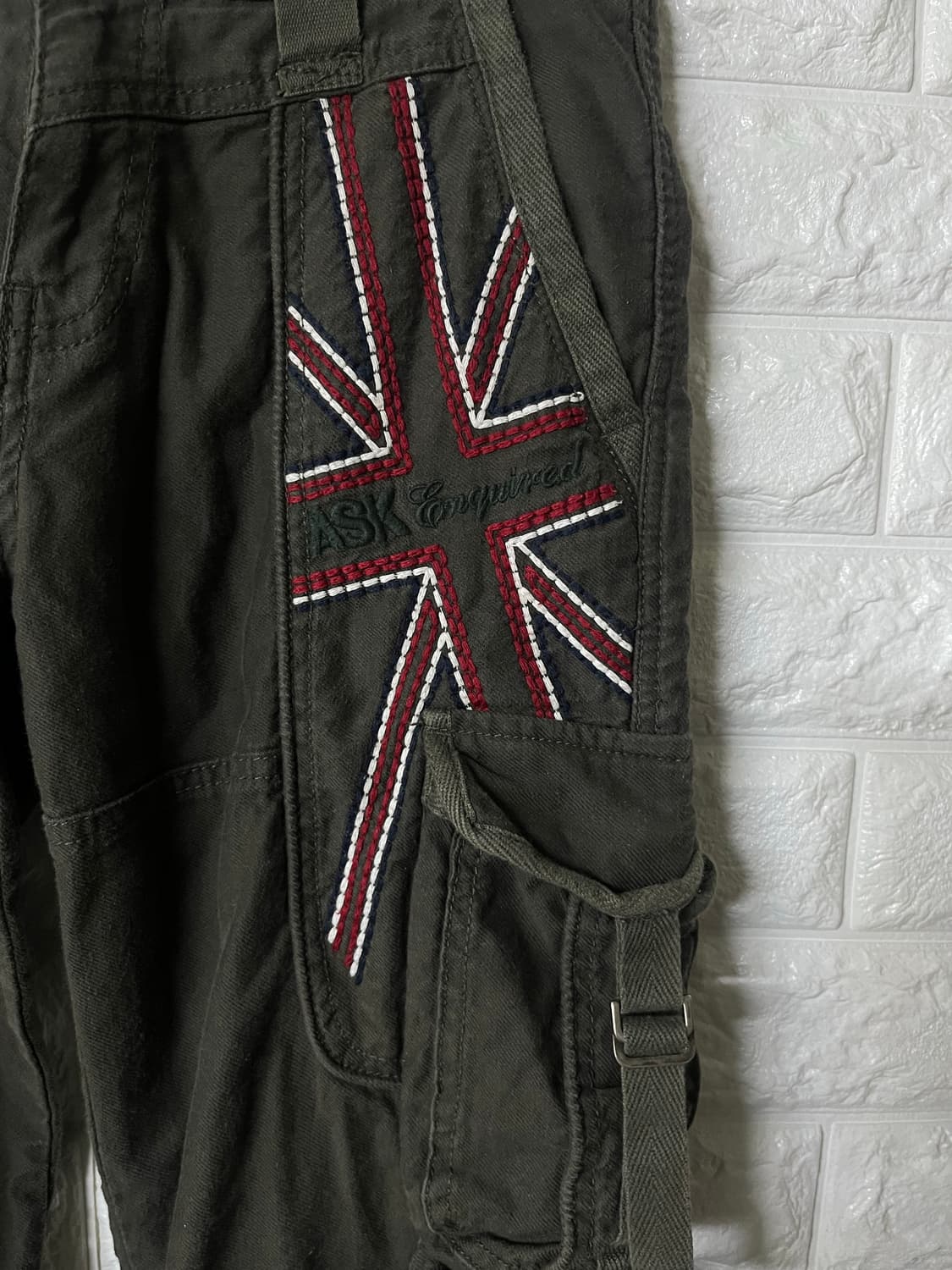 Ask 멀티체크 카고팬츠 상품이미지2