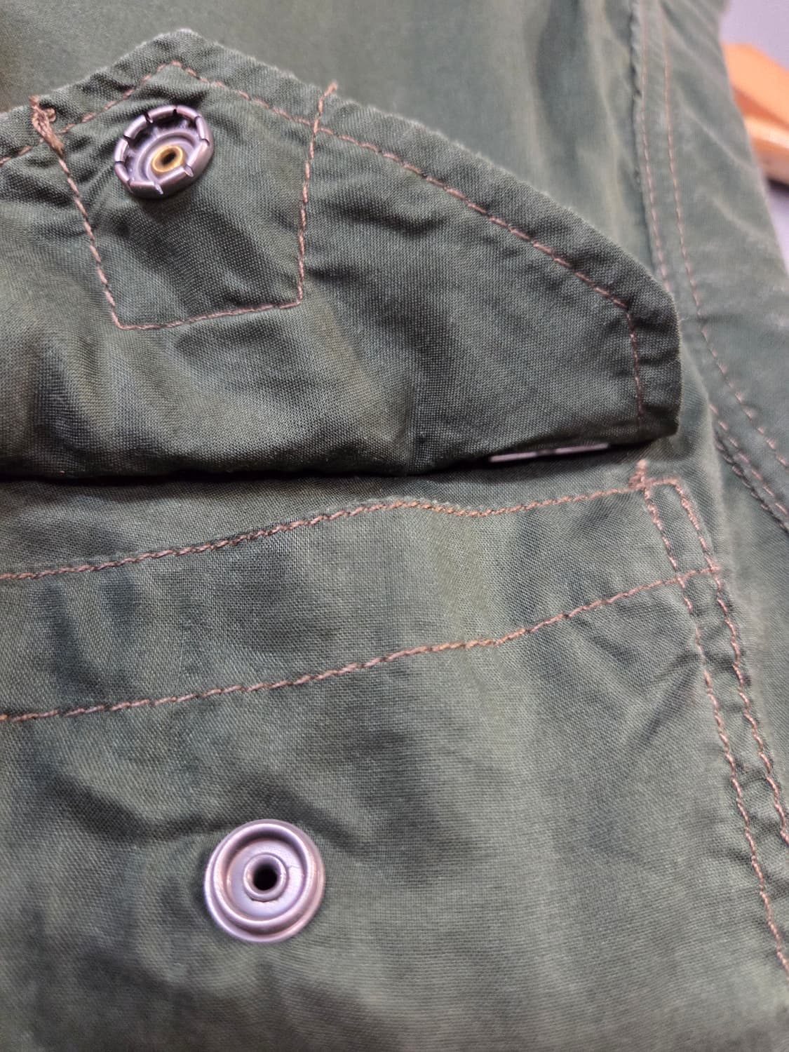 G-Star RAW 카키색 민소매 셔츠(XXS) 상품이미지5