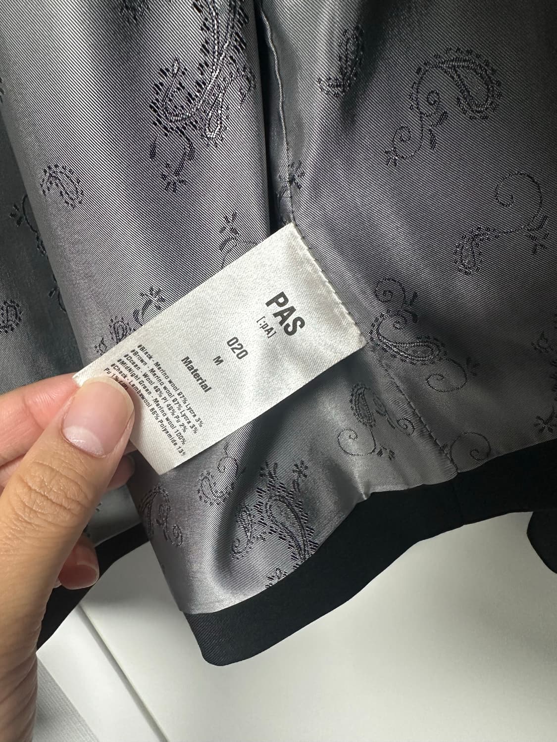 Pas 020 멀티포켓 자켓 블랙 M 상품이미지3