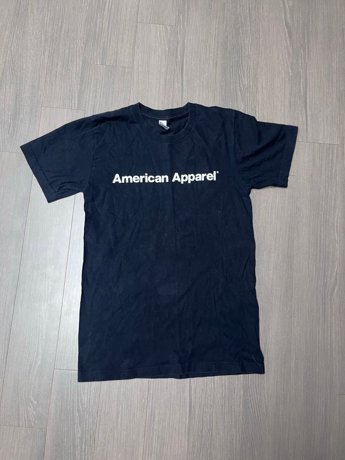 [American Apparel] 블랙 티셔츠 상품이미지1