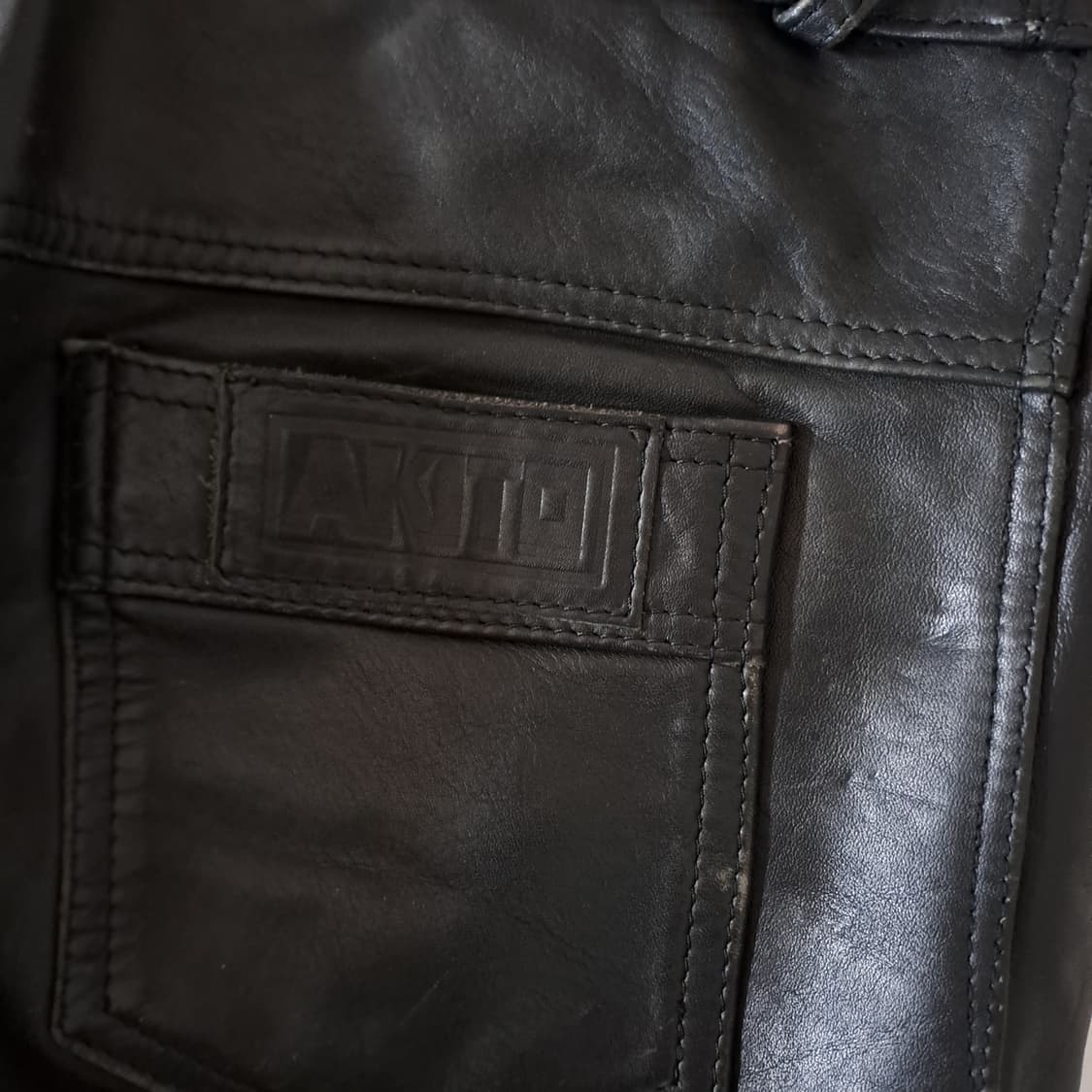 (택포) 빈티지 소가죽 팬츠 32 B336 상품이미지5