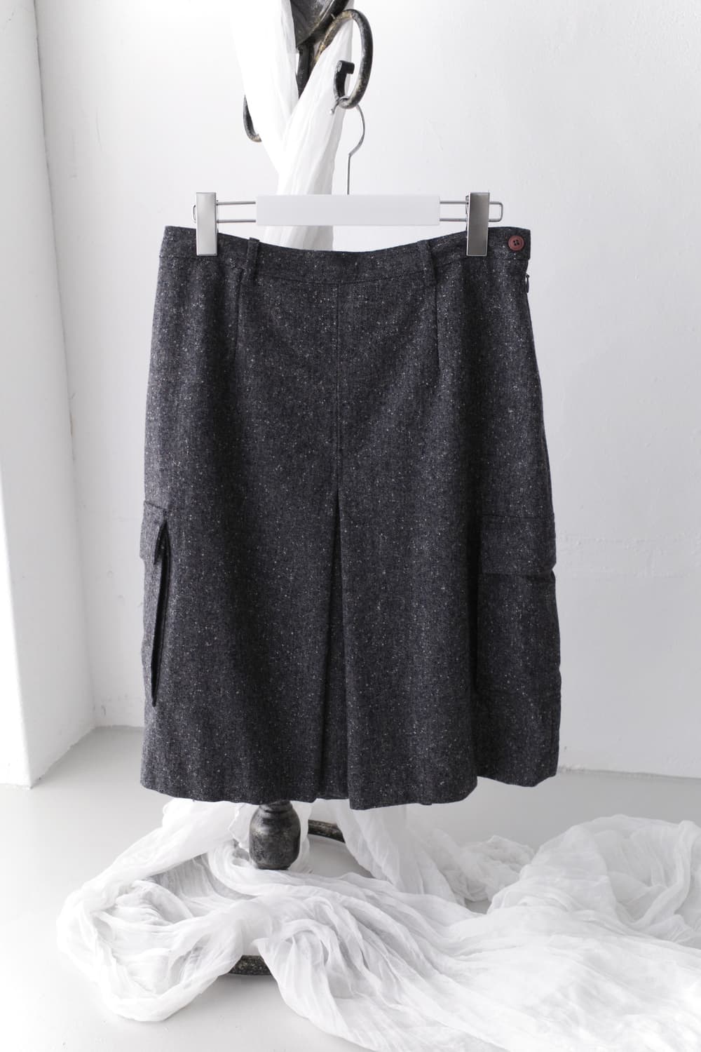 wool button skrit 상품이미지1