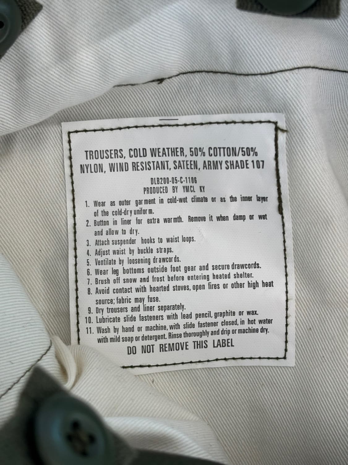 Vintage M43 Military Filed Pants 상품이미지8