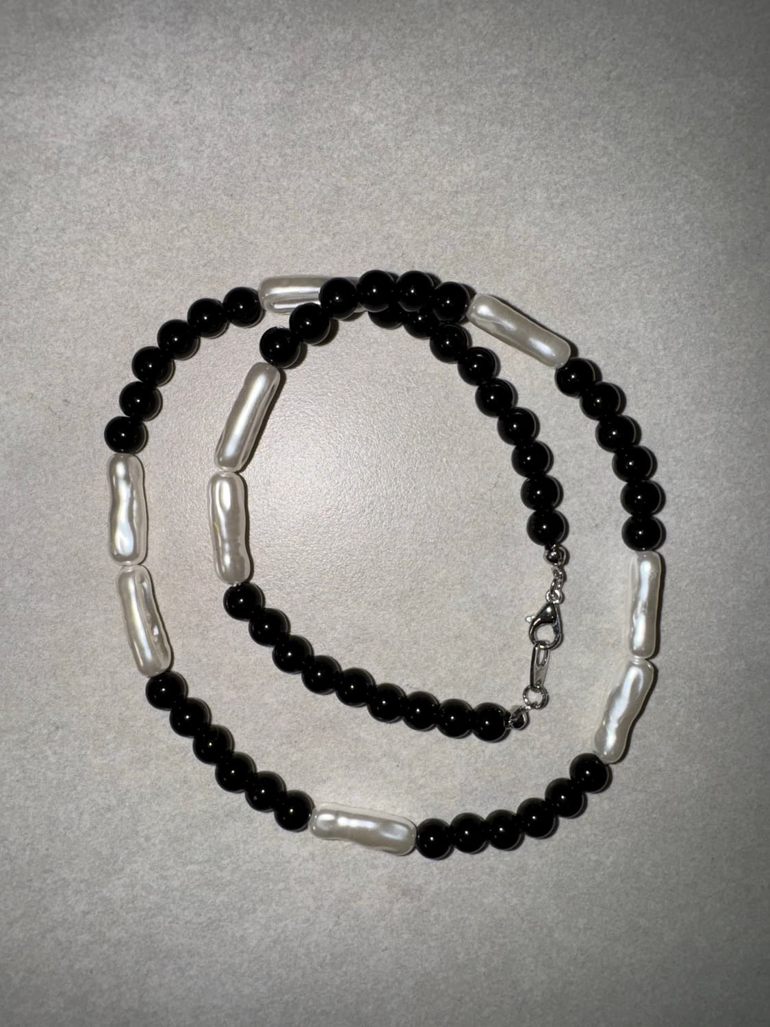 다비즈 블랙 진주 목걸이 상품이미지7