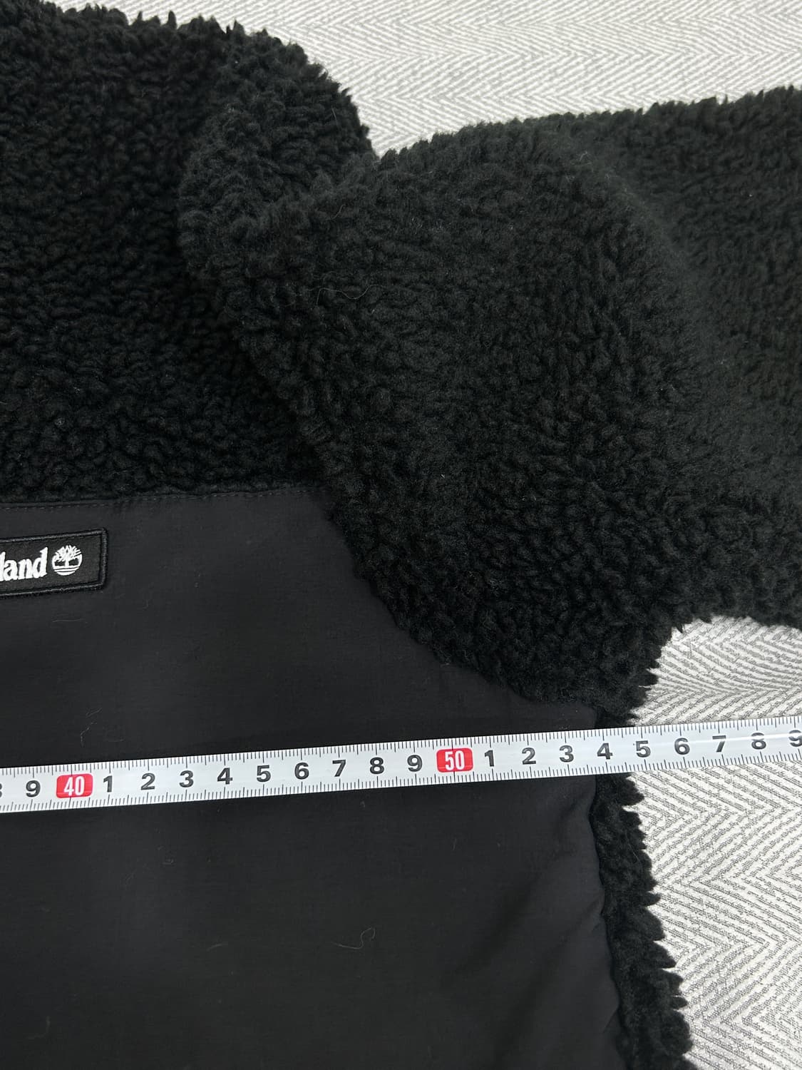 팀버랜드 롱후리스 뽀글이 플리스 자켓 여성 S 블랙 상품이미지10