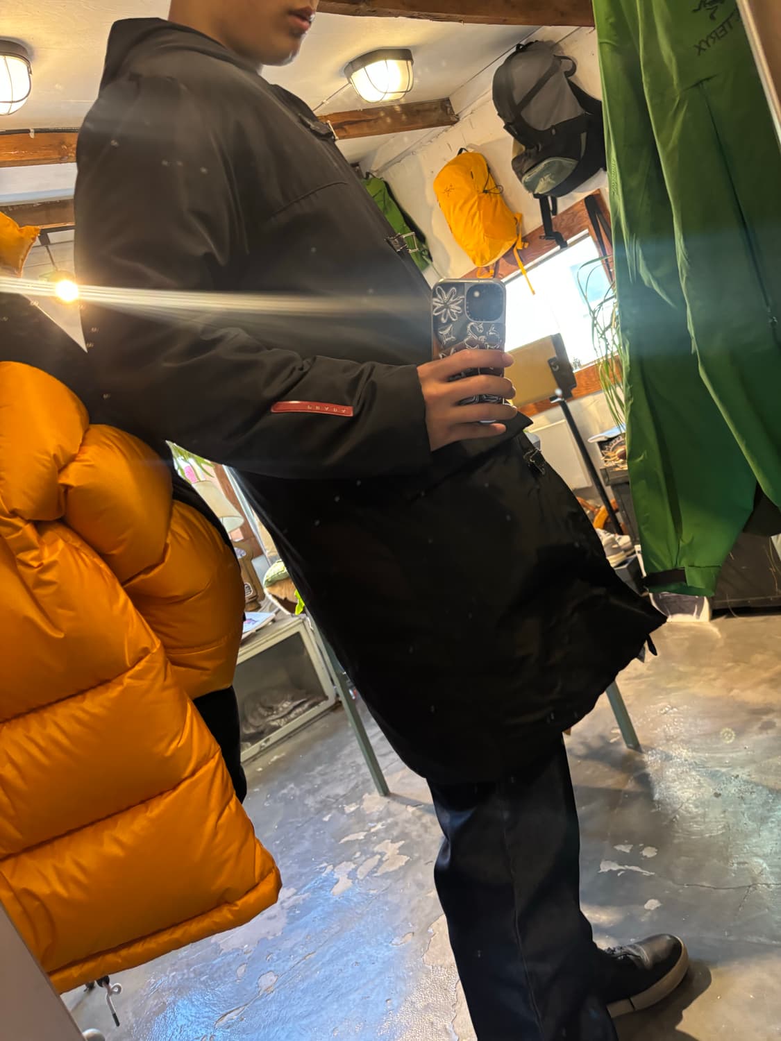 프라다 레더버클 자켓 상품이미지2