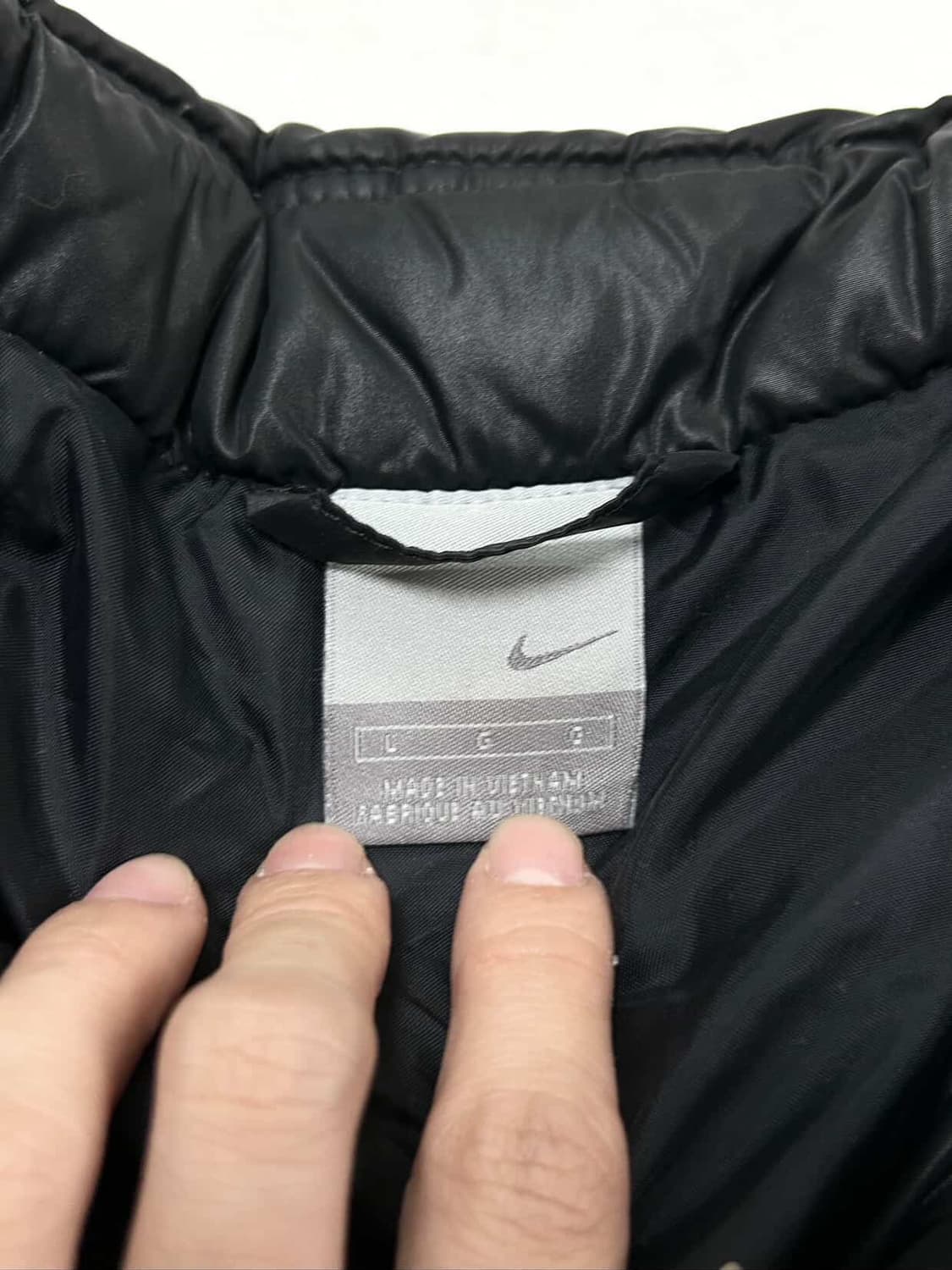 나이키 스우시 블랙 덕다운 패딩 상품이미지6