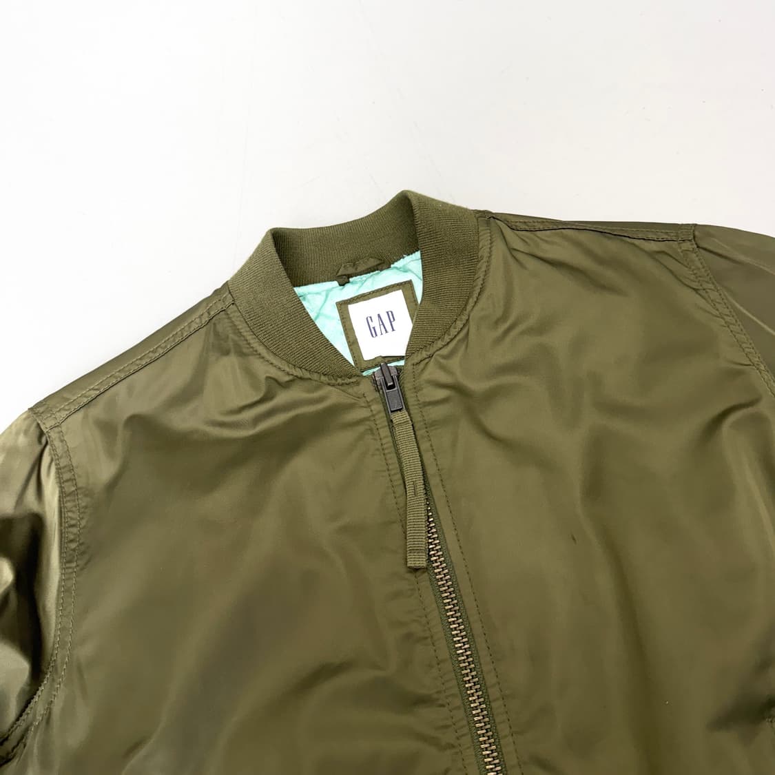갭 ma-1 항공 점퍼 자켓 카키 상품이미지3