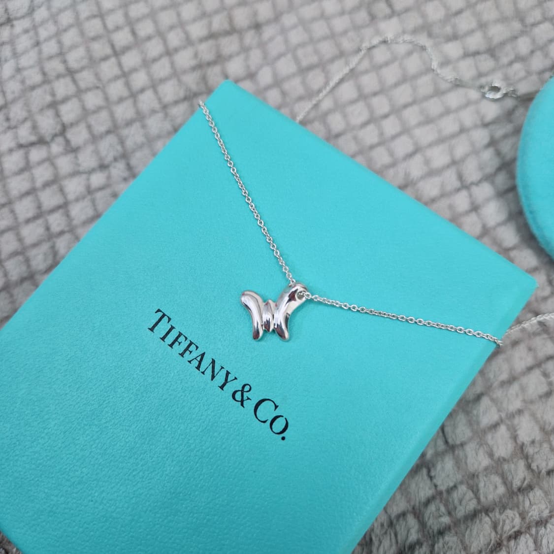 티파니 한정판 나비 목걸이 상품이미지6