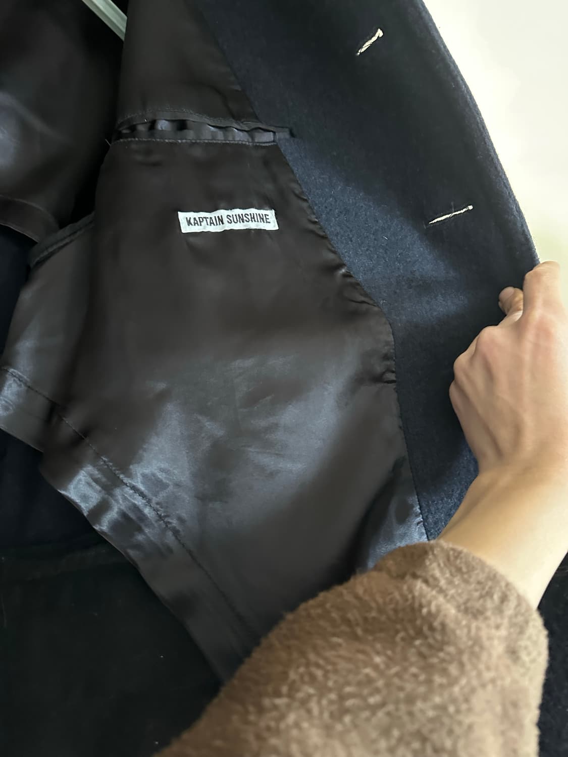 캡틴선샤인 22fw 피코트 네이비 36 상품이미지3