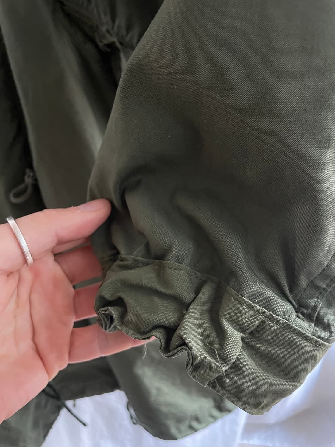 70's 후반 피쉬테일 개파카 상품이미지4