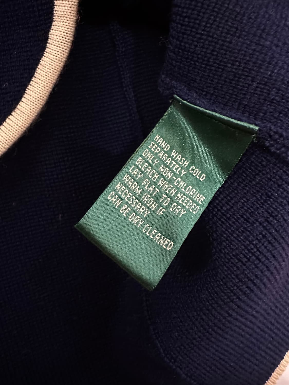 폴로 랄프로렌 네이비 니트 자켓 상품이미지7