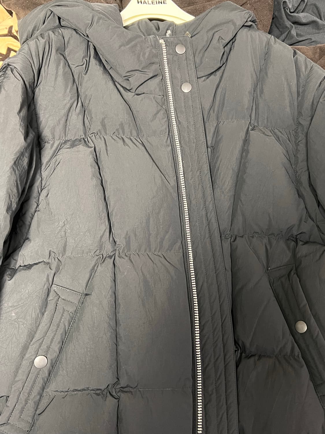 알렌느 패딩 3d 블랙패딩 상품이미지4