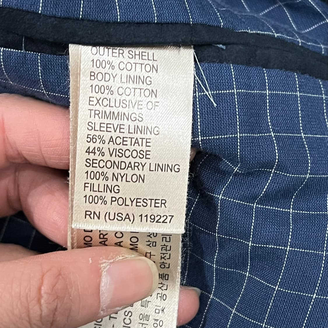 마시모두띠 체크블레이저 s08668 상품이미지7