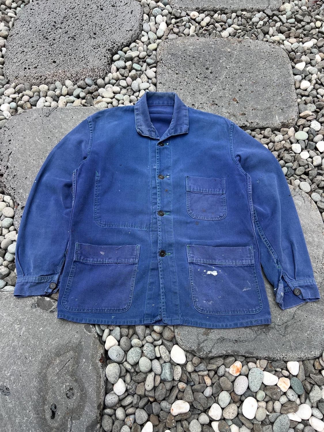 FADED VINTAGE WASHING FRENCH 빈티지프렌치워크자켓 상품이미지1