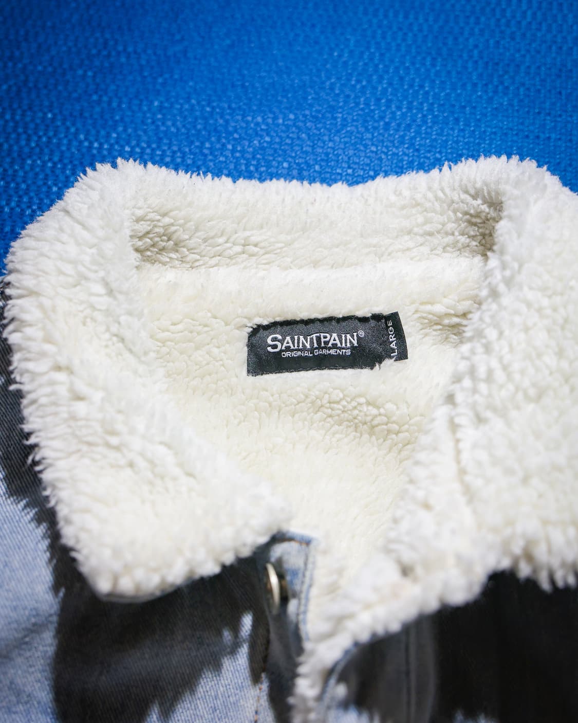 SAINTPAIN 보아 데님 쉐르파 자켓 L 상품이미지3
