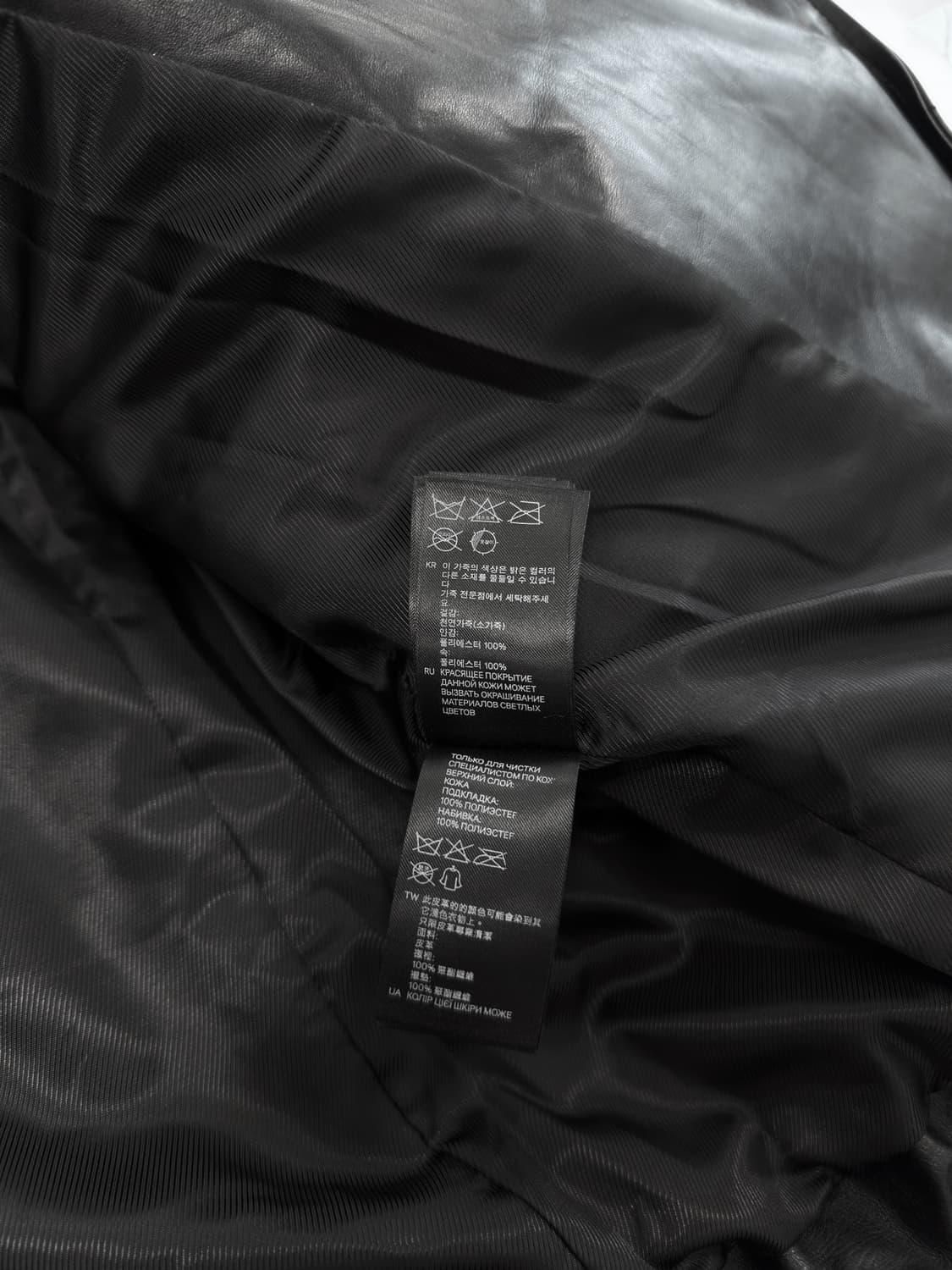 알렉산더왕 x H&M 소가죽 라이더 패딩 상품이미지6