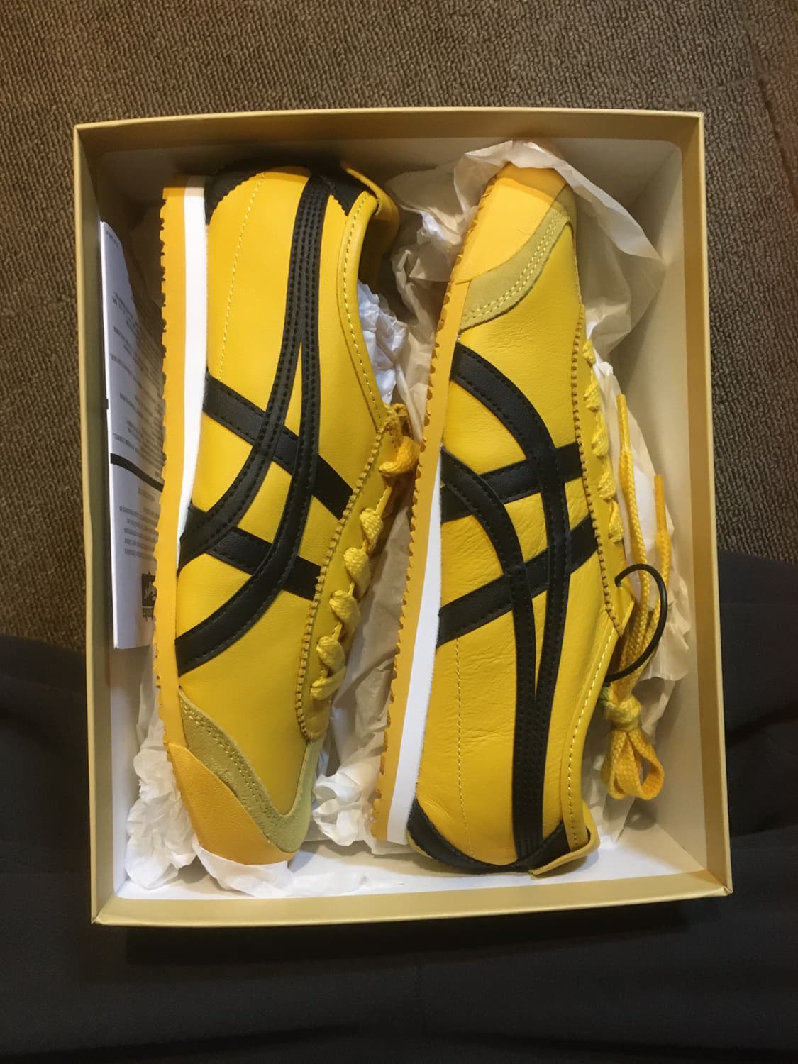 오니츠카타이거 멕시코 66 옐로우 블랙 235 상품이미지1